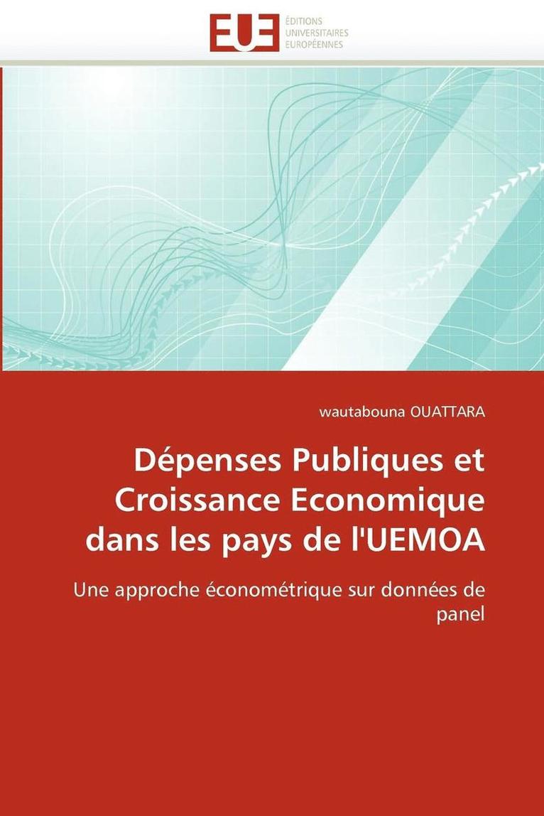 D penses Publiques Et Croissance Economique Dans Les Pays de l''uemoa 1