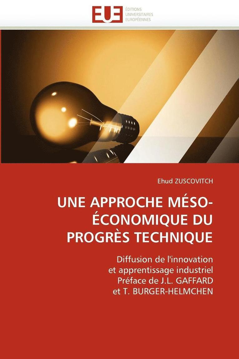 Zuscovitch-E, TBD, Ehud Zuscovitch - approche méso-économique du progrès technique, Häftad