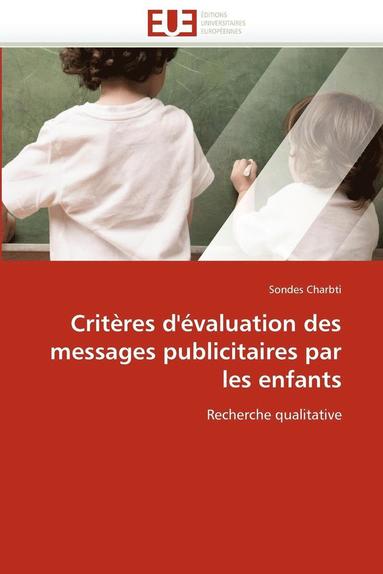 bokomslag Crit res d'' valuation Des Messages Publicitaires Par Les Enfants