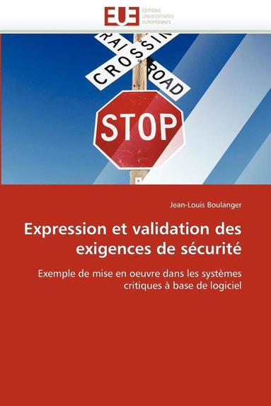 bokomslag Expression Et Validation Des Exigences de S curit 