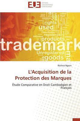 bokomslag L'Acquisition de la Protection Des Marques