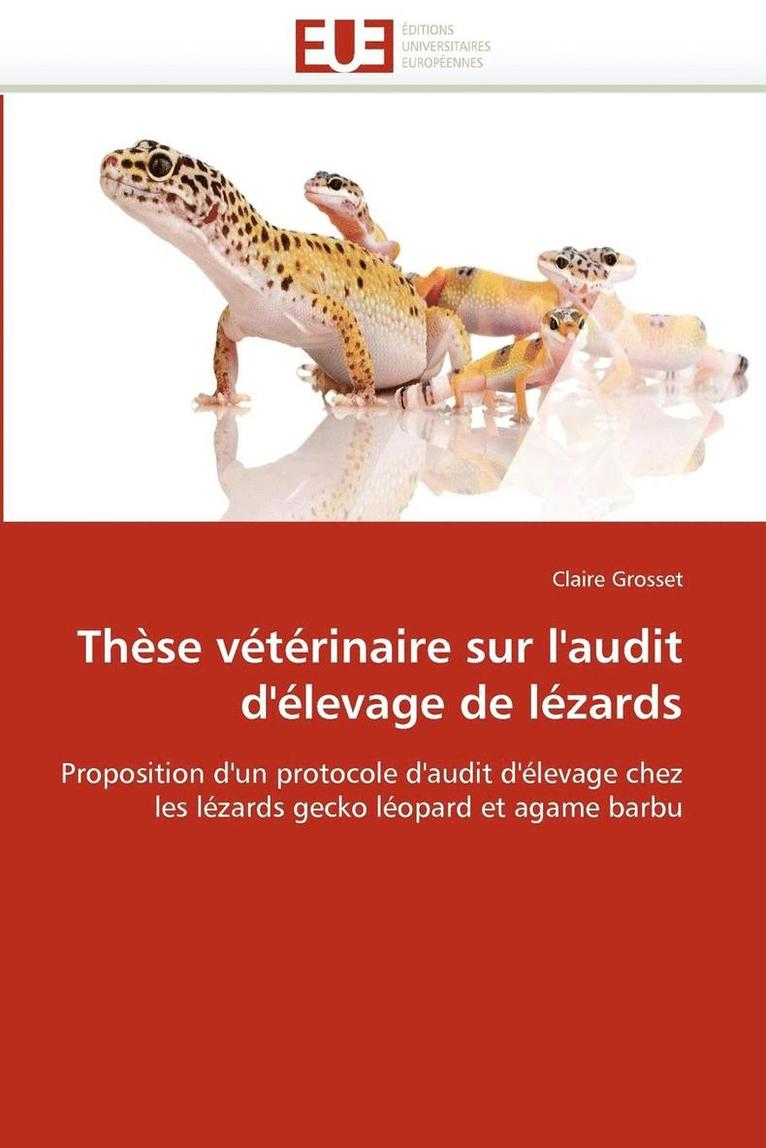 Th se V t rinaire Sur l''audit d'' levage de L zards 1