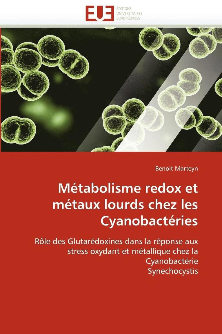 M tabolisme Redox Et M taux Lourds Chez Les Cyanobact ries 1