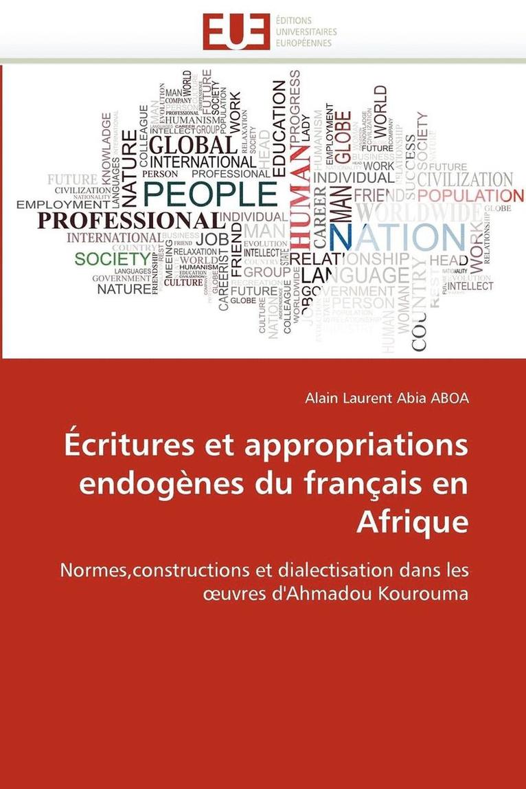  critures Et Appropriations Endog nes Du Fran ais En Afrique 1