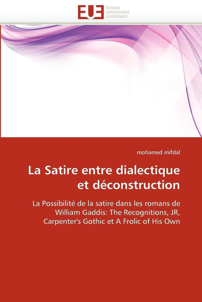 La Satire Entre Dialectique Et D construction 1