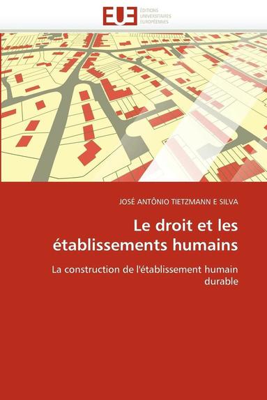 bokomslag Droit Et Les ?tablissements Humains