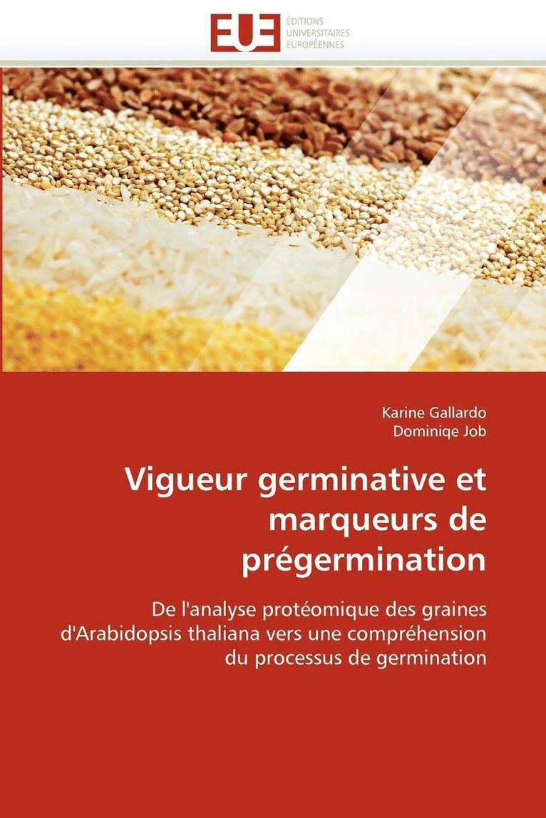 Vigueur Germinative Et Marqueurs de Pr germination 1