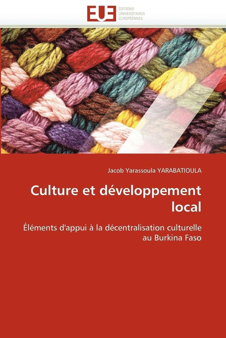 Culture Et D veloppement Local 1