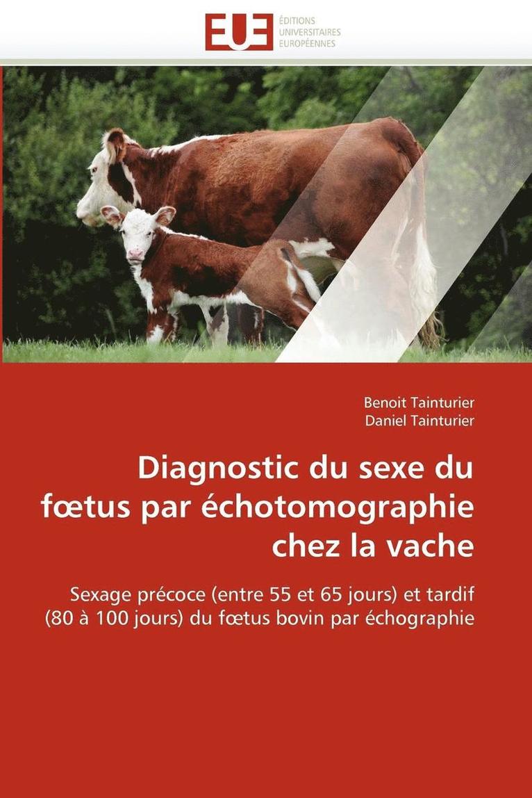 Diagnostic Du Sexe Du F Tus Par  chotomographie Chez La Vache 1