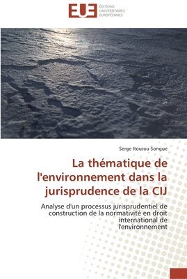 bokomslag La thematique de l'environnement dans la jurisprudence de la cij