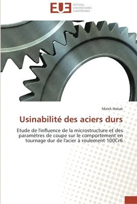 bokomslag Usinabilité des aciers durs