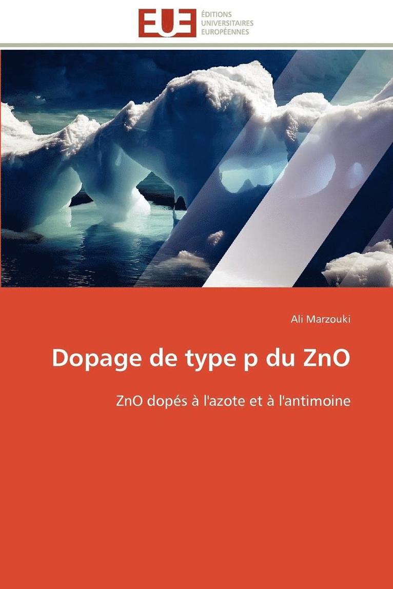 Dopage de Type P Du Zno 1