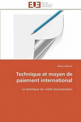 bokomslag Technique Et Moyen de Paiement International