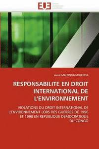 bokomslag Responsabilit  En Droit International de l'Environnement