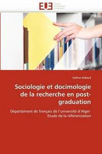 bokomslag Sociologie Et Docimologie de la Recherche En Post-Graduation