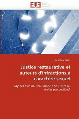 Justice Restaurative Et Auteurs d''infractions   Caract re Sexuel 1