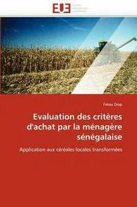 bokomslag Evaluation Des Crit?res d''achat Par La M?nag?re S?n?galaise