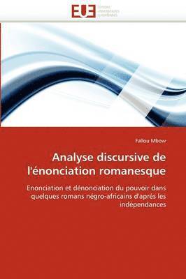 Analyse Discursive de l' nonciation Romanesque 1