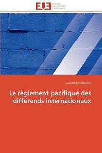 bokomslag règlement pacifique des différends internationaux