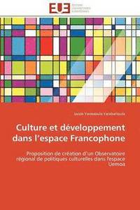 bokomslag Culture Et D?veloppement Dans L Espace Francophone