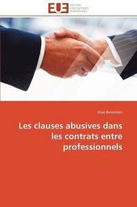 bokomslag Les Clauses Abusives Dans Les Contrats Entre Professionnels