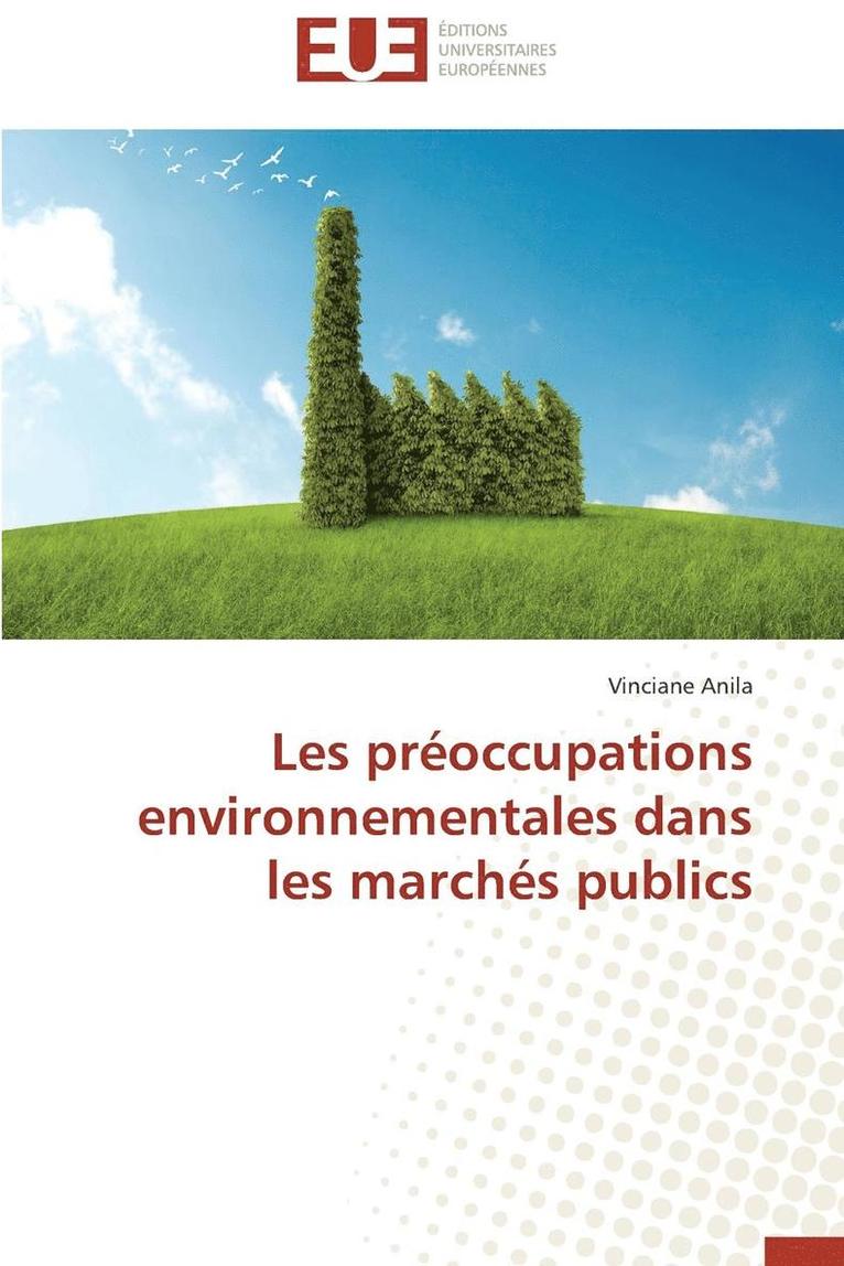 Les Pr occupations Environnementales Dans Les March s Publics 1