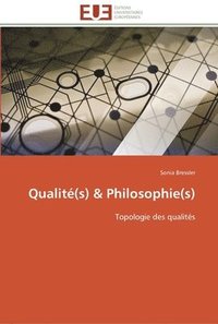 bokomslag Qualité(s) philosophie(s)