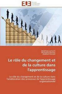 bokomslag R?le Du Changement Et de la Culture Dans l'Apprentissage