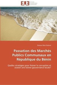 bokomslag Passation des marchés publics communaux en république du bénin