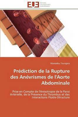 bokomslag Pr?diction de la Rupture Des An?vrismes de l'Aorte Abdominale