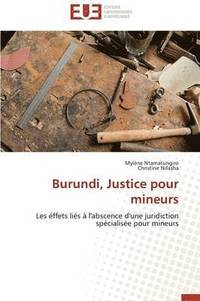 bokomslag Burundi, Justice Pour Mineurs