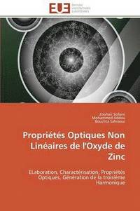 bokomslag Propri?t?s Optiques Non Lin?aires de l'Oxyde de Zinc