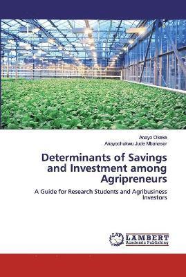 Determinants of Savings and Investment among Agripreneurs 1