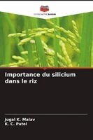 Jugal K Malav, K C Patel - Importance du silicium dans le riz, Häftad