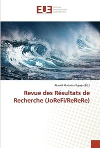 bokomslag Revue des Rsultats de Recherche (JoReFi/ReReRe)