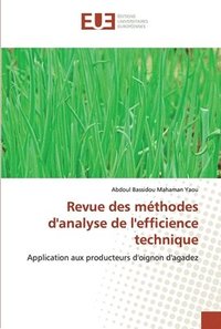 bokomslag Revue des mthodes d'analyse de l'efficience technique