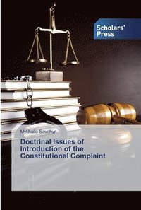 bokomslag Doctrinal Issues of Introduction of the Constitutional Complaint