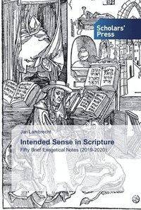bokomslag Intended Sense in Scripture