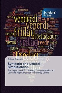 bokomslag Syntactic and Lexical Simplification
