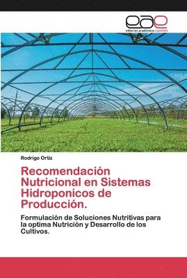 bokomslag Recomendacin Nutricional en Sistemas Hidroponicos de Produccin.