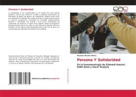 bokomslag Persona Y Solidaridad