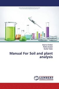 bokomslag Manual For Soil and plant analysis
