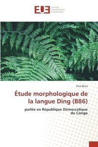 bokomslag tude morphologique de la langue Ding (B86)