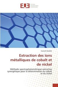 bokomslag Extraction des ions metalliques de cobalt et de nickel