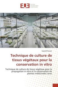 bokomslag Technique de culture de tissus vegetaux pour la conservation in vitro