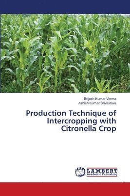 Brijesh Kumar Verma, Ashish Kumar Srivastava - Production Technique of Intercropping with Citronella Crop, Häftad
