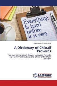 bokomslag A Dictionary of Chitrali Proverbs