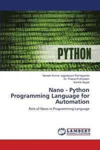 bokomslag Nano - Python Programming Language for Automation