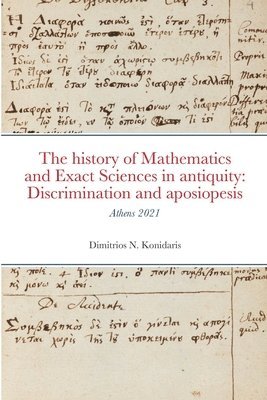 bokomslag history of Mathematics and Exact Sciences in antiquity