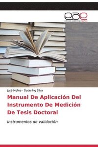 bokomslag Manual De Aplicacin Del Instrumento De Medicin De Tesis Doctoral